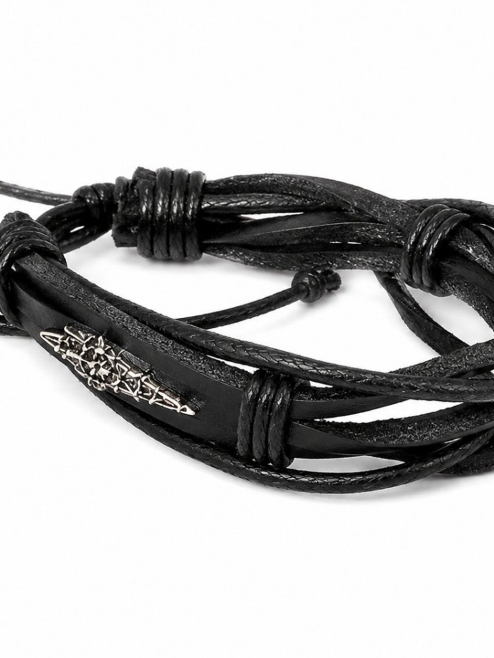 Handmade Leather Bracelet Adjustable Boho Nature Artisan Jewelry Canada NWT